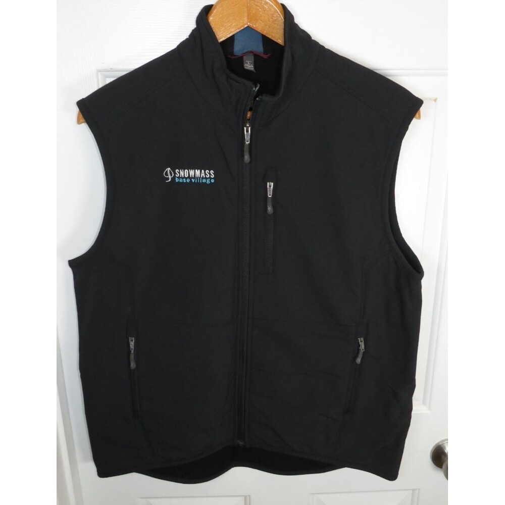 IBEX Climawool SoftShell Vest Men's Large Aspen Snowmass Base Village Full Zip